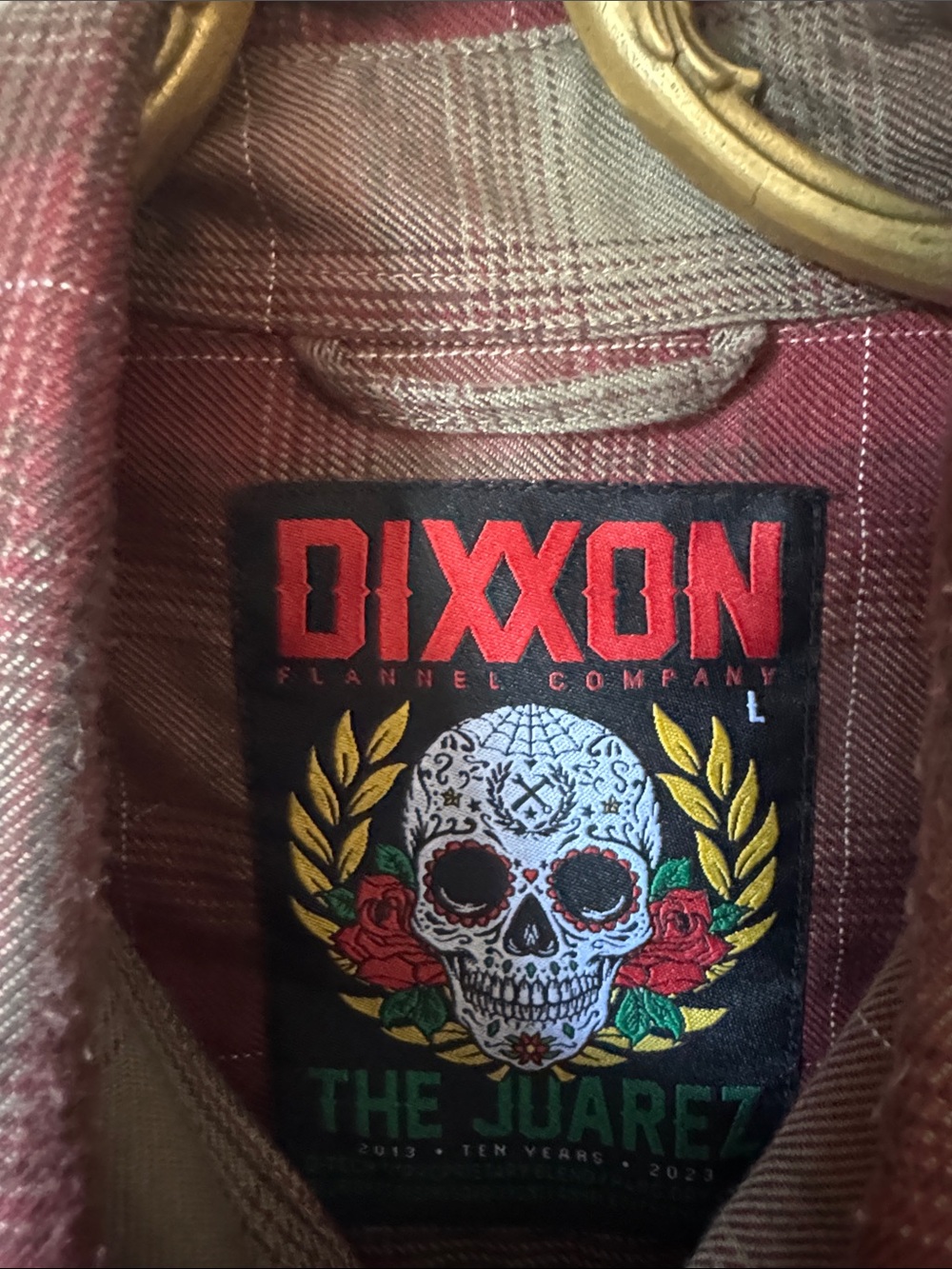 Dixxon The Juarez Flannel Shirt Size Large - Picture 2 of 5